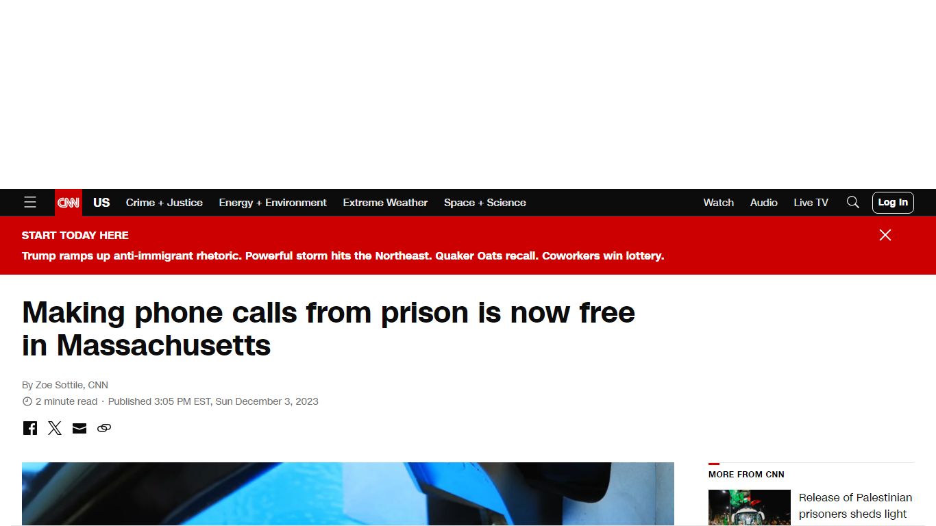 Making phone calls from prison is now free in Massachusetts